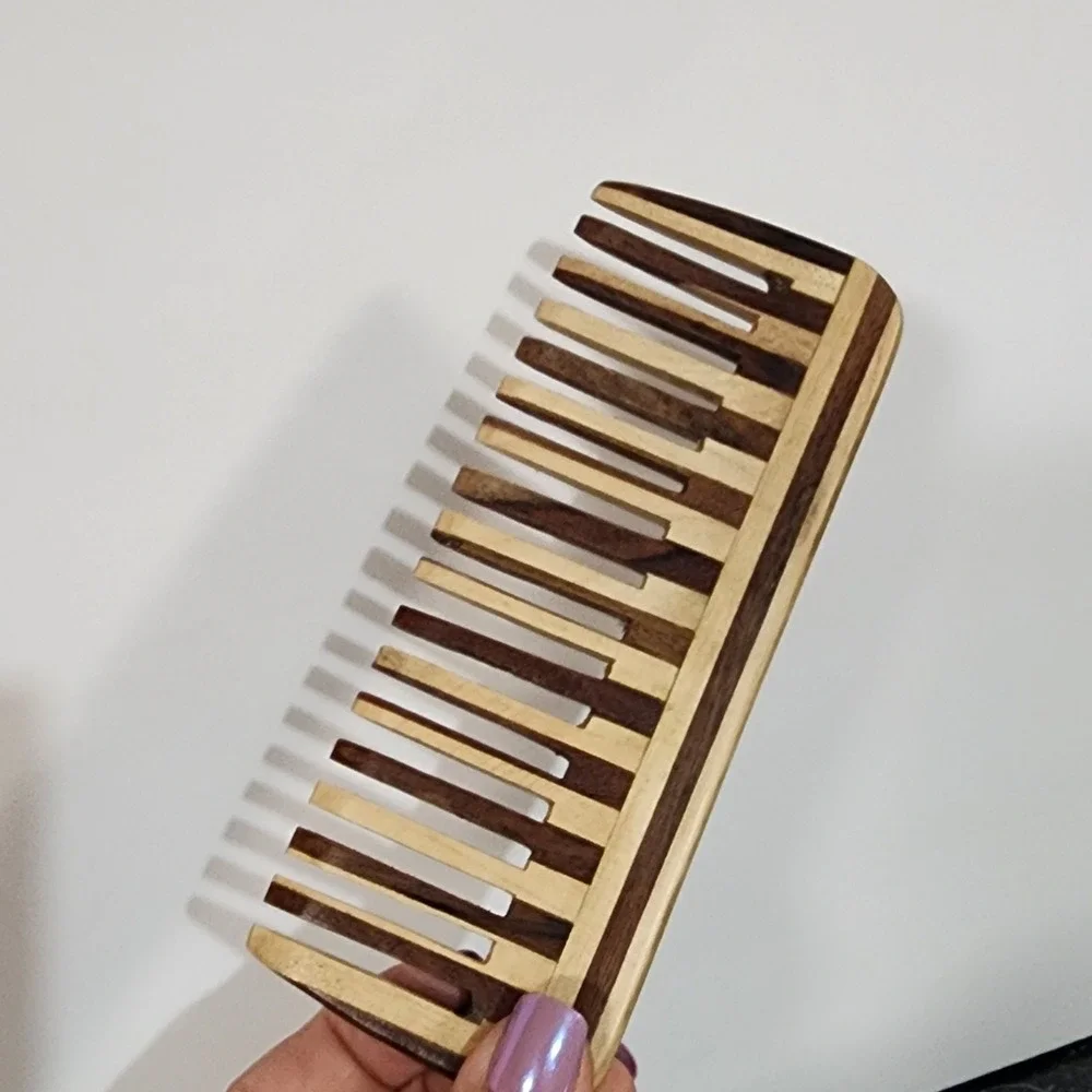 Bamboo Comb Pocket Wood Comb Tooth Comb 6